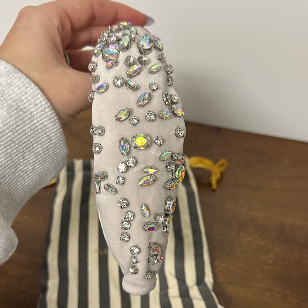 Lele Sadoughi Crystal Embellished Headband - Picture 4 of 5